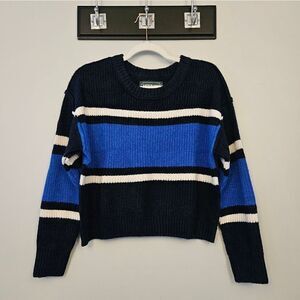 AE Striped Cropped Sweater